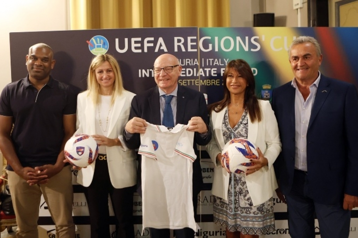 UEFA Regions' Cup: Dal 17 al 23 Settembre la Liguria protagonista del calcio dilettantistico europeo