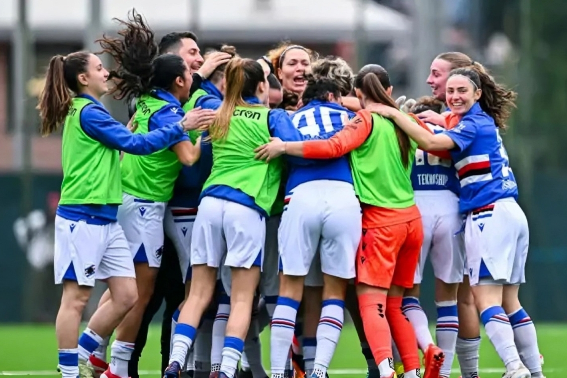 Coppa Italia Eccellenza Femminile: Sampdoria Women vincitrice, Vado FC 1913 superato 4-0 in finale a Cogoleto